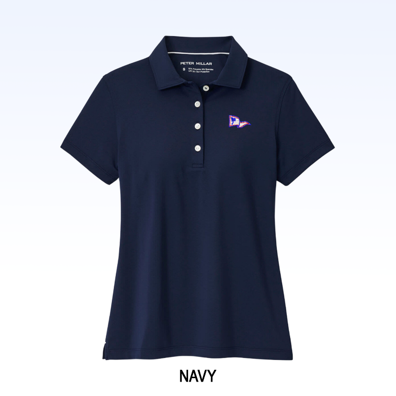 PETER MILLAR WOMEN'S SHORT SLEEVE BUTTON POLO