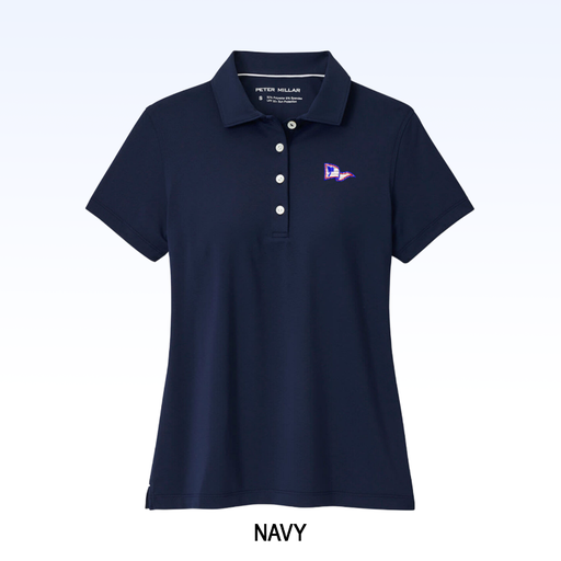 PETER MILLAR WOMEN'S SHORT SLEEVE BUTTON POLO