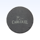 SET OF 4 SLATE COASTERS - 4"