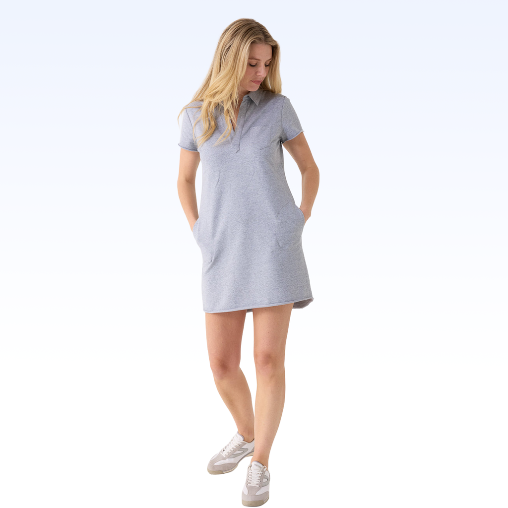 CABANA LIFE SHORT SLEEVE COLLAR DRESS